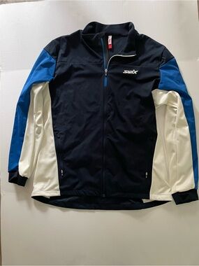 Swix Men's Large 2XL Stretch Cross Wind Resistant Softshell Nordic Ski Jacket
